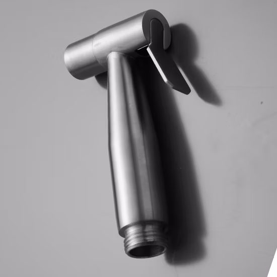 304 Edelstahl-Bidet-Dusch-Shattaf-Set, Wasserhahn, Badezimmer-Toilettenkopf, handgehalten, mit flexiblem Schlauch und Halterung